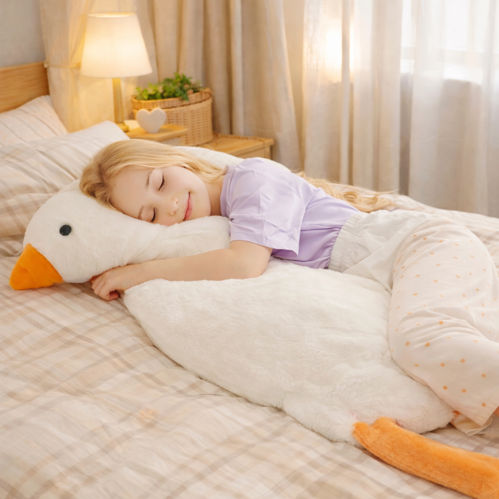 White Geese Plush Toy