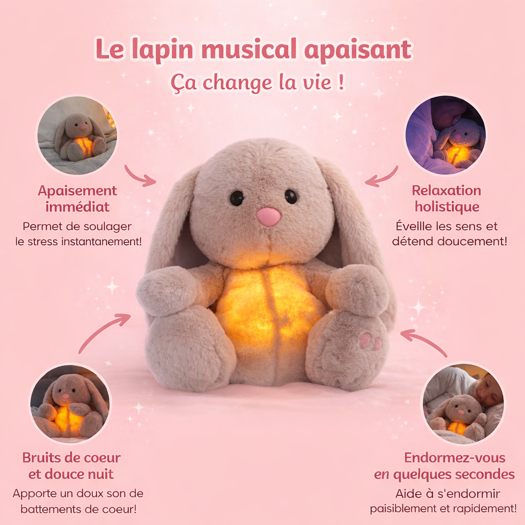 Rabbit Sensory Plush Toy