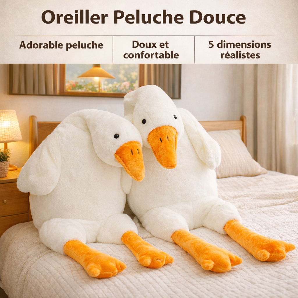 White Geese Plush Toy