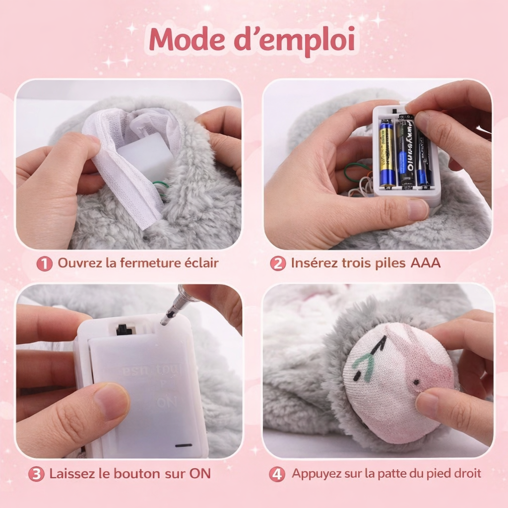 Rabbit Sensory Plush Toy