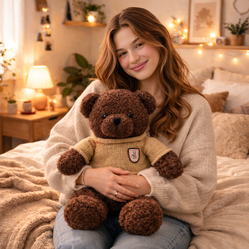 Sweater Teddy Bear Doll Plush Toy Bear Pillow Ragdoll