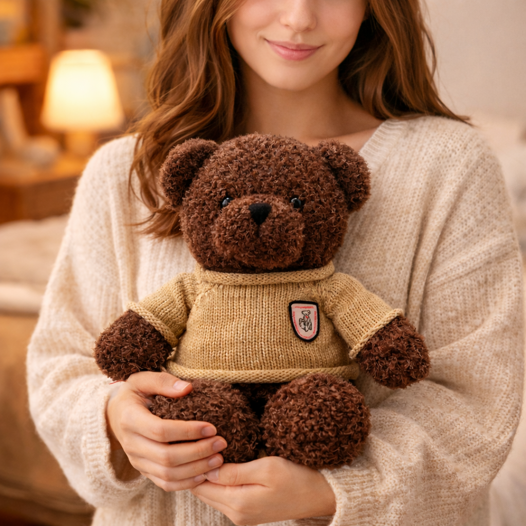 Sweater Teddy Bear Doll Plush Toy Bear Pillow Ragdoll