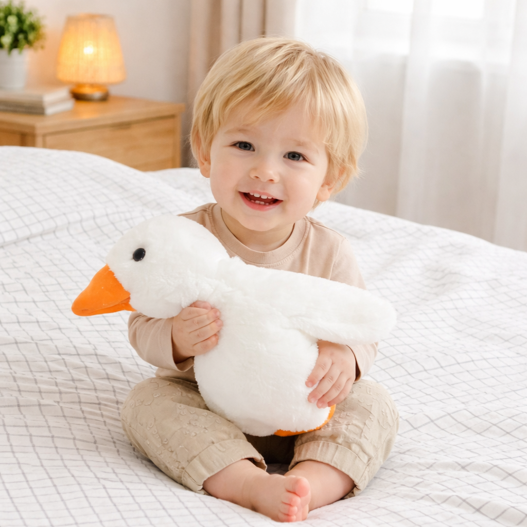 White Geese Plush Toy