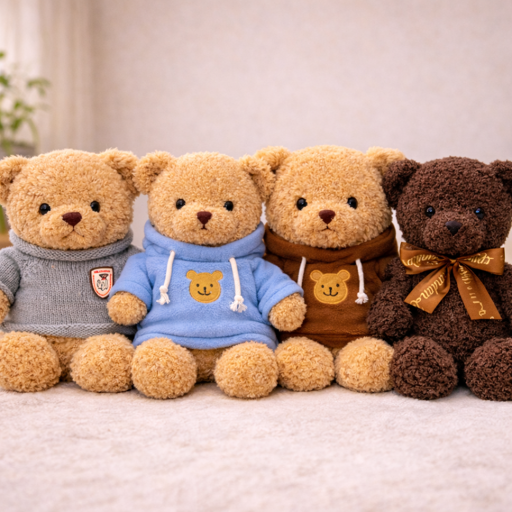 Sweater Teddy Bear Doll Plush Toy Bear Pillow Ragdoll